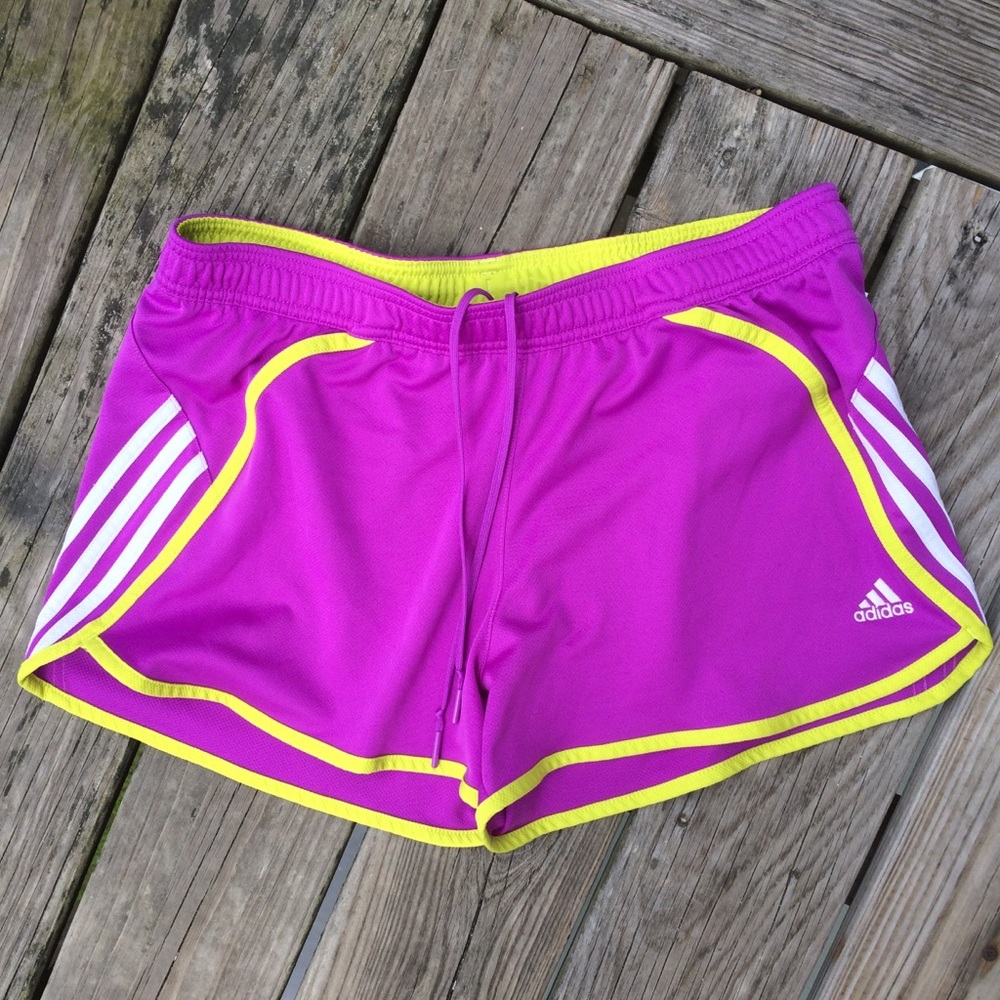 Adidas shorts purple